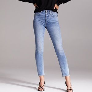 Aritzia | Denim Forum Yoko Hi Rise Slim Jeans